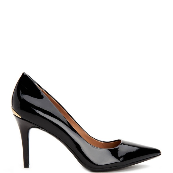Calvin Klein Shoes - Calvin Klein Black Patent Heels